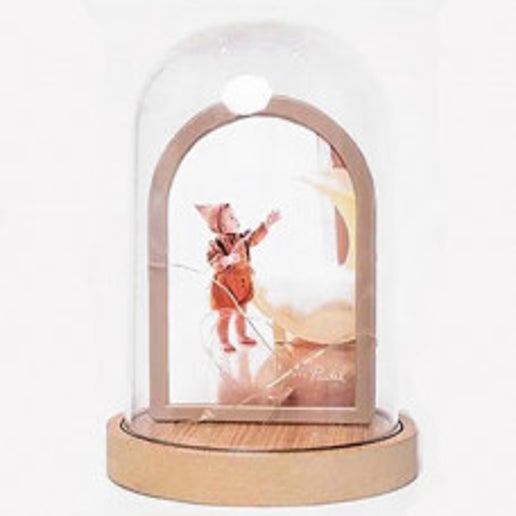 Photo Decoration LED Light With Wooden Base